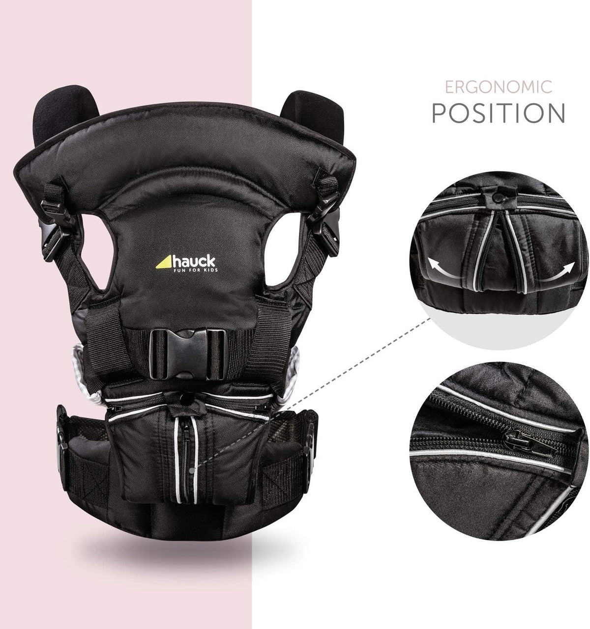 Hauck 4 Way Carrier Baby Carrier - Black