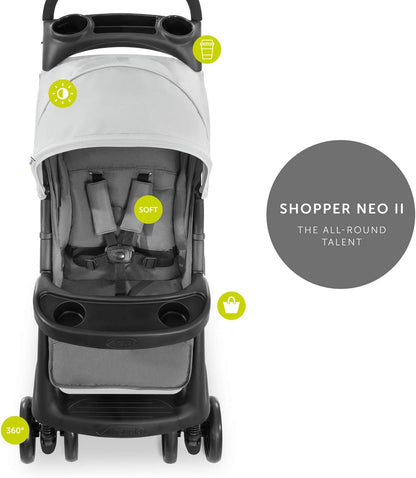 Hauck Lightweight Stroller Shopper Neo 2, Lie-Flat