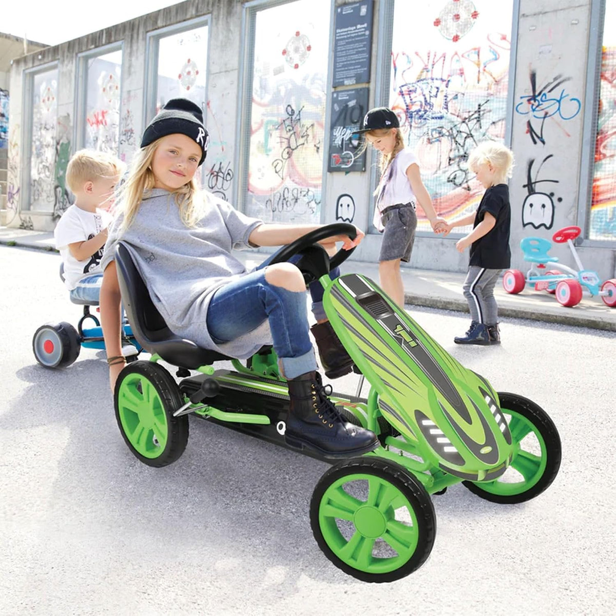 Hauck Pedal Go Kart Speedster for Kids 4-8 Years, Upto 50 Kgs